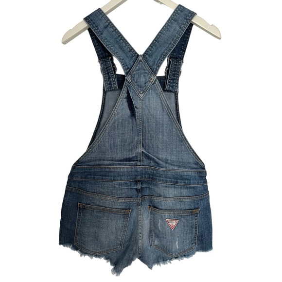 Guess Jeans Denim Overall Shorts S - Picture 2 of 8